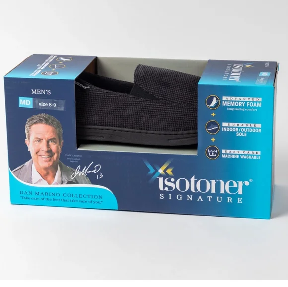 isotoner | Shoes | Mens Signature Memory Foam Slippers M 89  display picture 1